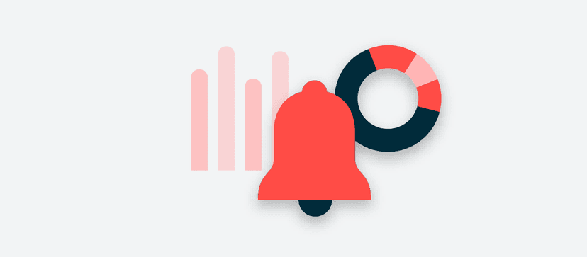 Ícone de alertas de monitoramento de mídias sociais