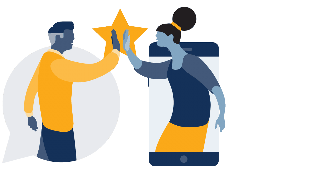 Imagem do Bloco de Mídia 2 do Atendimento ao Cliente do Facebook Messenger